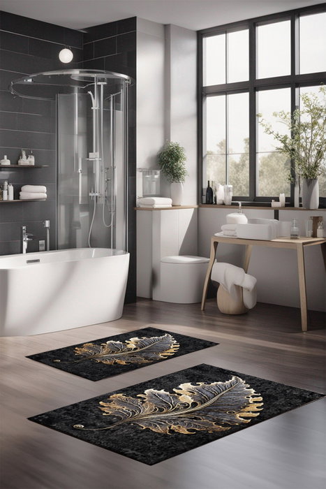 Mijölnir Juego de alfombrillas de baño CT-5403 Multicolor